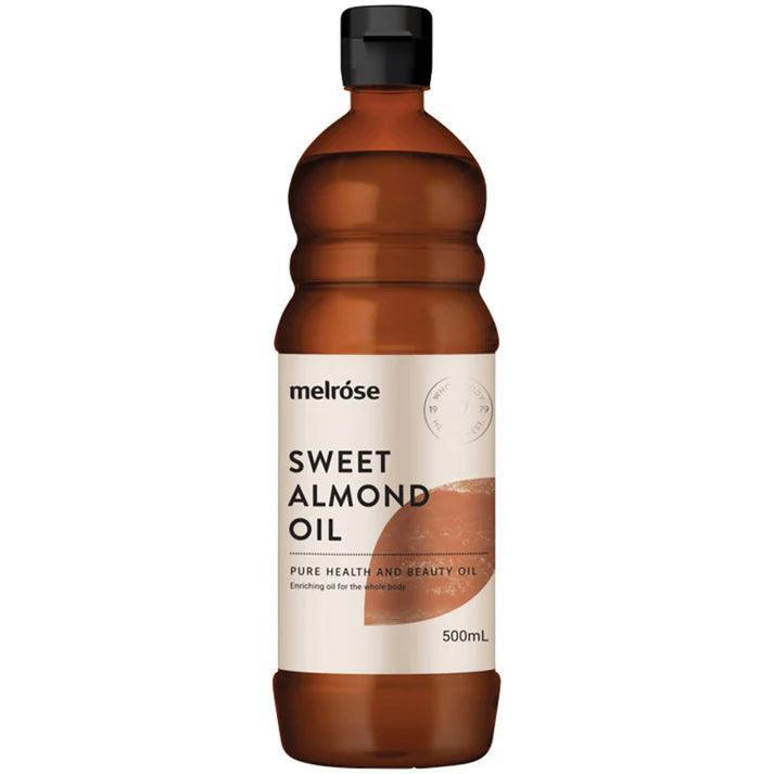 Melrose Sweet Almond Oil 500ml - QVM Vitamins™