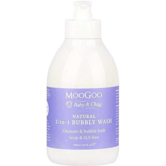 MooGoo 2-in-1 Bubbly Wash 500ml - QVM Vitamins™