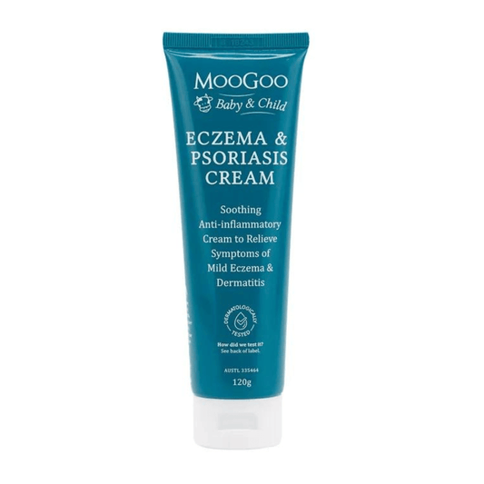 MooGoo Baby Eczema and Psoriasis Cream 120g - QVM Vitamins™