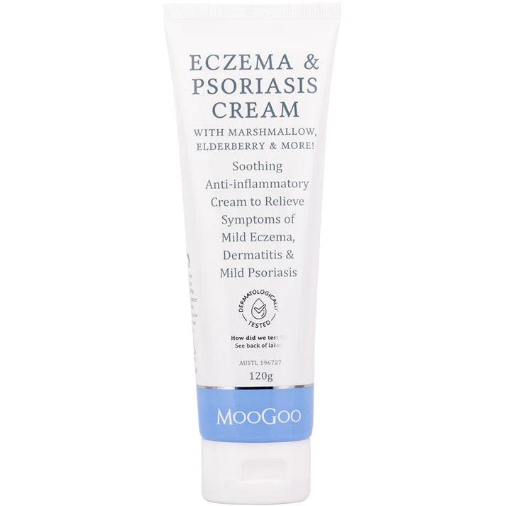 MooGoo Eczema & Psoriasis Cream With Marshmallow & Elderberry 200g - QVM Vitamins™