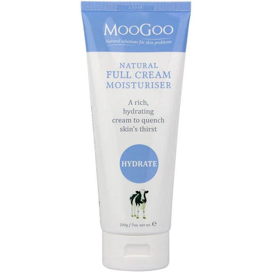 MooGoo Full Cream Moisturiser 200g - QVM Vitamins™