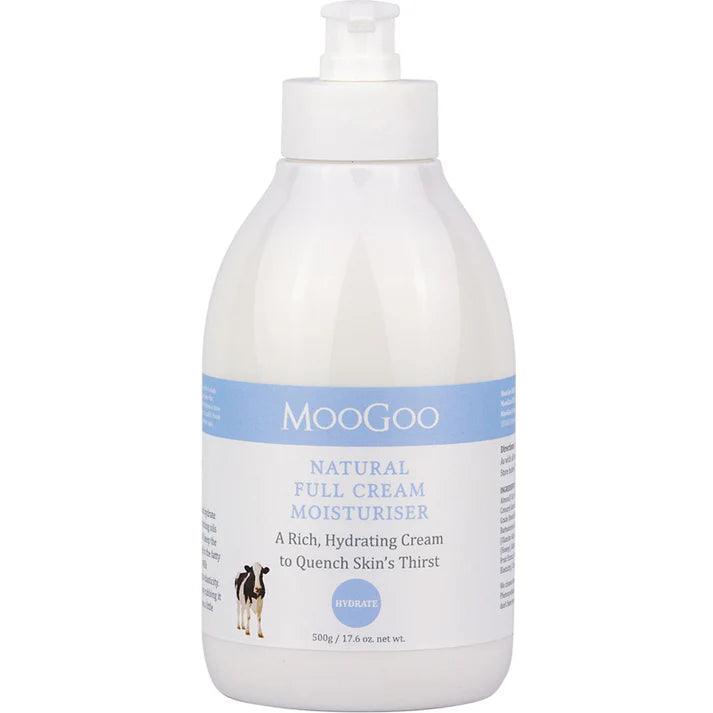 MooGoo Full Cream Moisturiser 500g - QVM Vitamins™