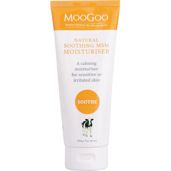 MooGoo Soothing MSM Moisturiser 200g - QVM Vitamins™