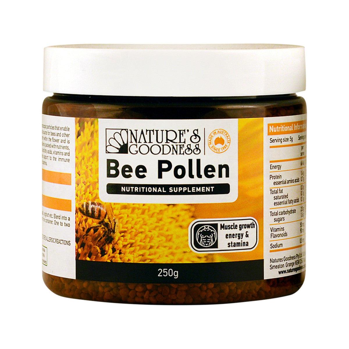 Nature's Goodness Bee Pollen 250g - QVM Vitamins™