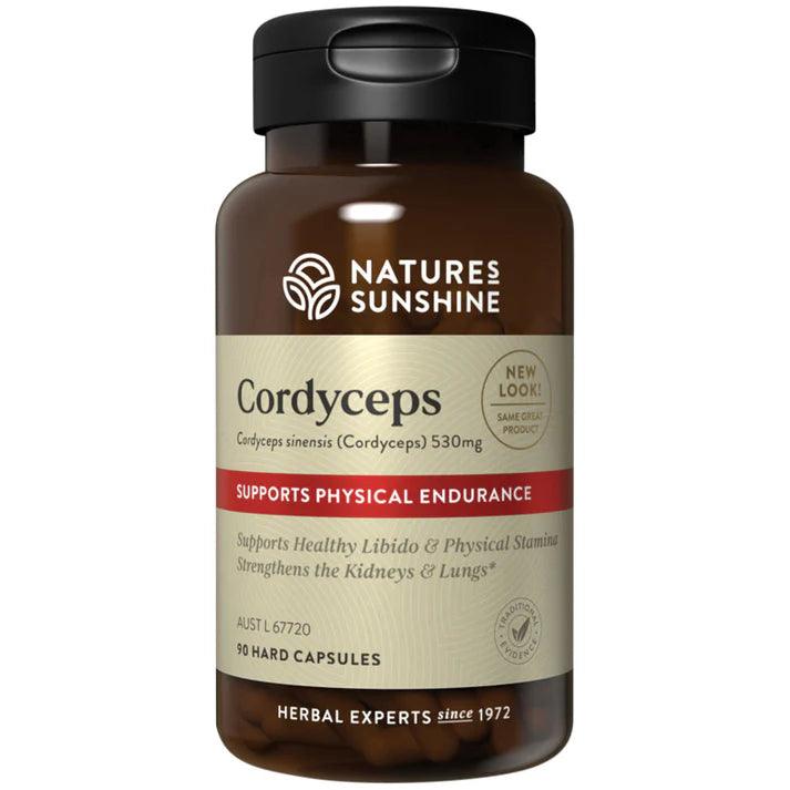 Nature's Sunshine Cordyceps 530mg 90 Capsules - QVM Vitamins™