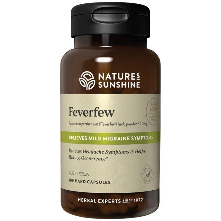 Nature's Sunshine Feverfew 100 Capsules - QVM Vitamins™