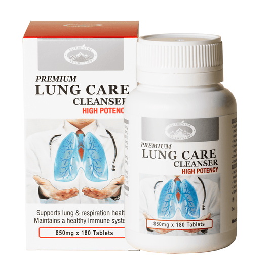 Nature's Top Premium Lung Care Cleanser High Potency 850mg 180 Tablets - QVM Vitamins™