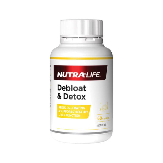 NutraLife Debloat and Detox 60 Capsules - QVM Vitamins™