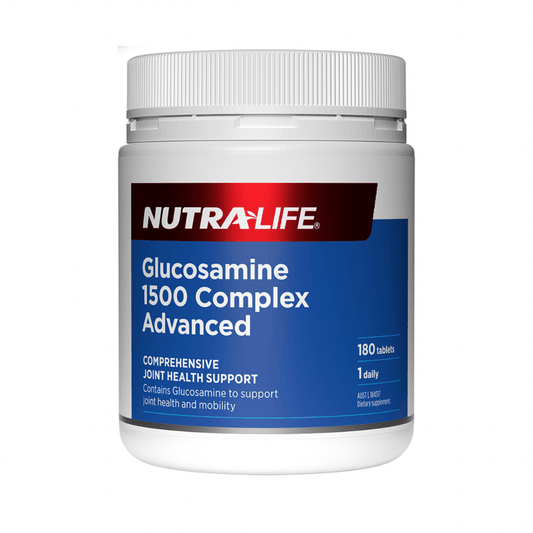 NutraLife Glucosamine 1500 Complex Advanced 180 Tablets - QVM Vitamins™