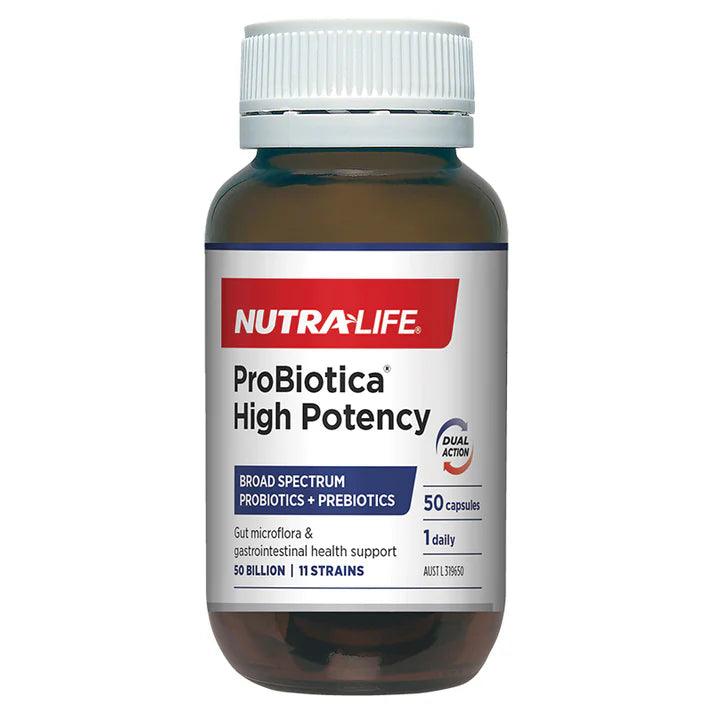 NutraLife Probiotica High Potency 50 Capsules - QVM Vitamins™