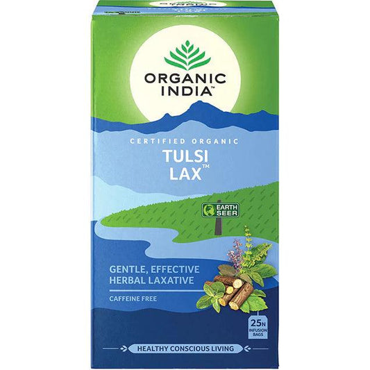 Organic India Tulsi Lax x 25 Teabags - QVM Vitamins™