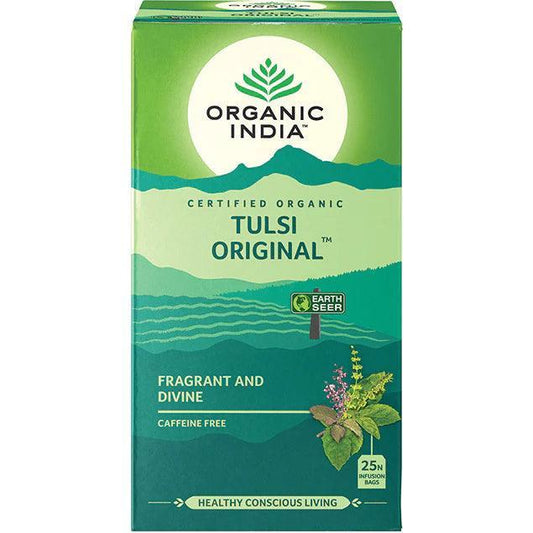 Organic India Tulsi Original Tea 25 Teabags - QVM Vitamins™