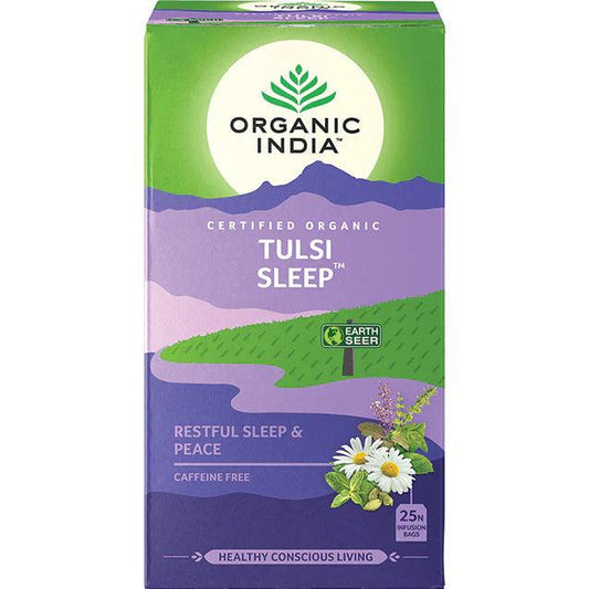 Organic India Tulsi Wellness Sleep Tea 25 Teabags - QVM Vitamins™