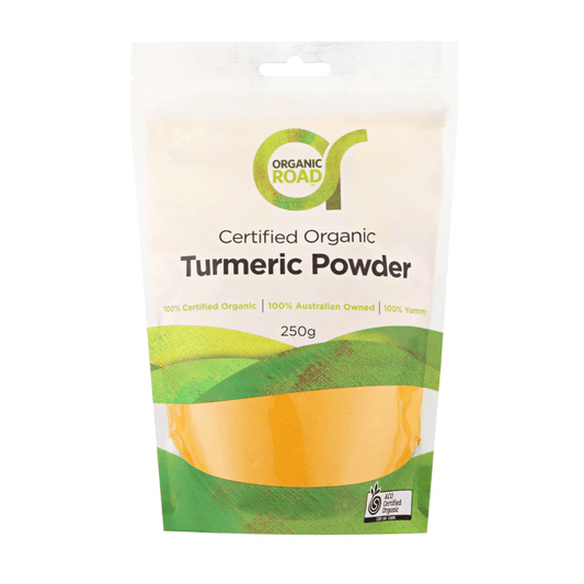 Organic Road Turmeric Powder 250g - QVM Vitamins™