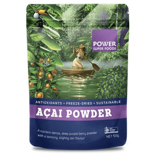 Power Super Foods Acai Powder 50g - QVM Vitamins™