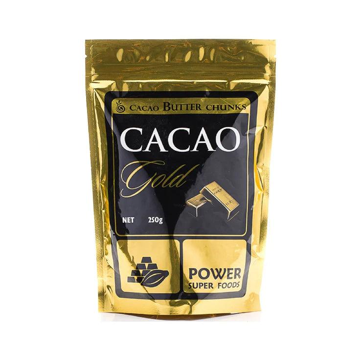 Power Super Foods Cacao Butter Chunk Raw Organic 250g - QVM Vitamins™
