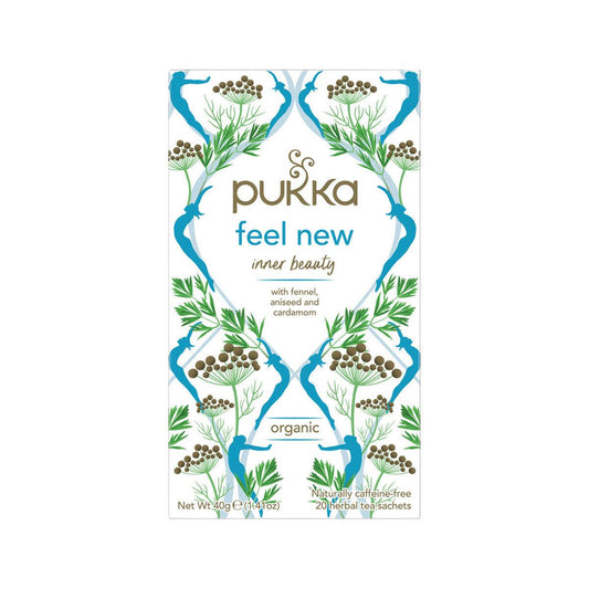 Pukka Feel New x 20 Tea Bags - QVM Vitamins™