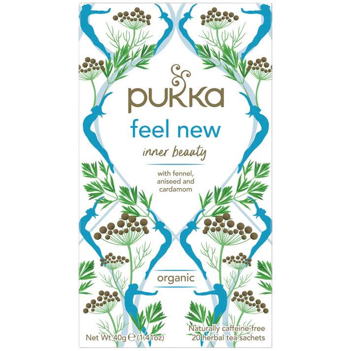 Pukka Feel New x 20 Tea Bags - QVM Vitamins™