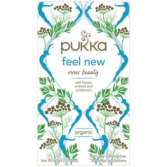 Pukka Feel New x 20 Tea Bags - QVM Vitamins™