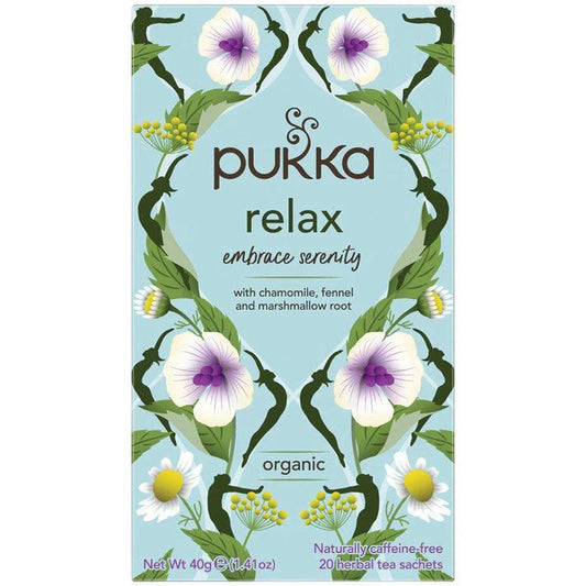 Pukka Relax x 20 Tea Bags - QVM Vitamins™