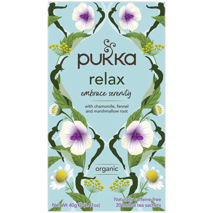 Pukka Relax x 20 Tea Bags - QVM Vitamins™