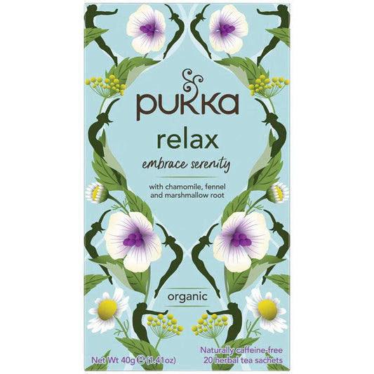 Pukka Relax x 20 Tea Bags - QVM Vitamins™