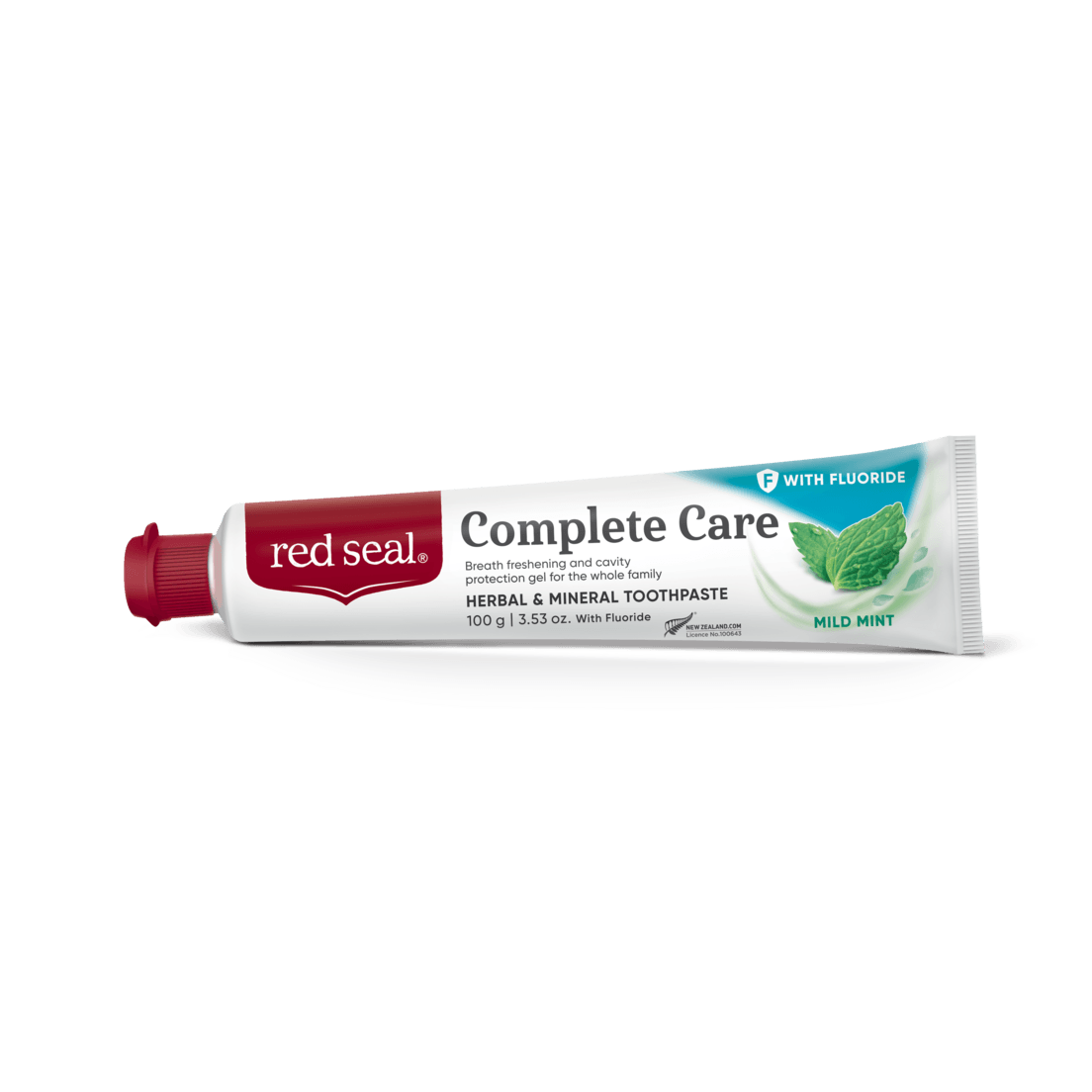 Red Seal Complete Care fluoride Mild Mint Toothpaste 100g - QVM Vitamins™