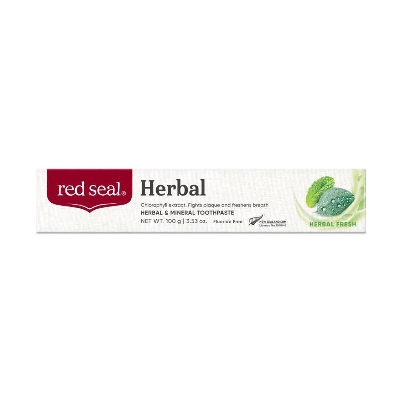 Red Seal Herbal Toothpaste 110g - QVM Vitamins™