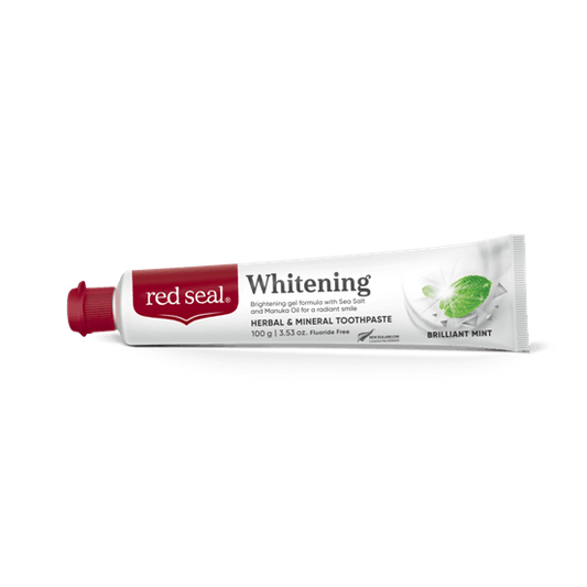 Red Seal Whitening Brilliant Mint Toothpaste 100g - QVM Vitamins™