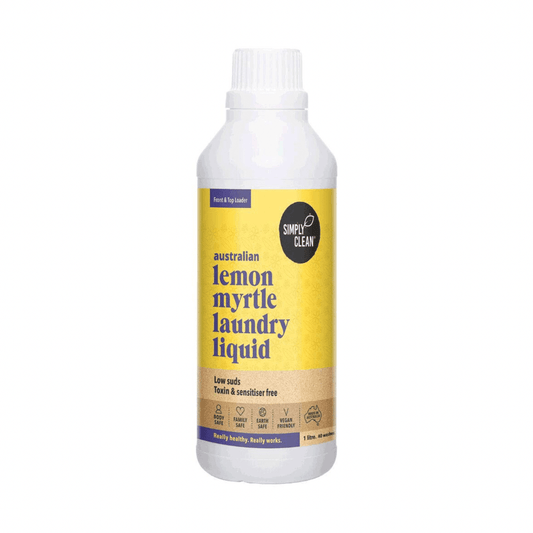 Simply Clean Lemon Myrtle Laundry Liquid 1L - QVM Vitamins™