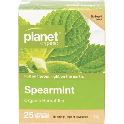 Planet Organic Spearmint Herbal Tea x 25 Tea Bags