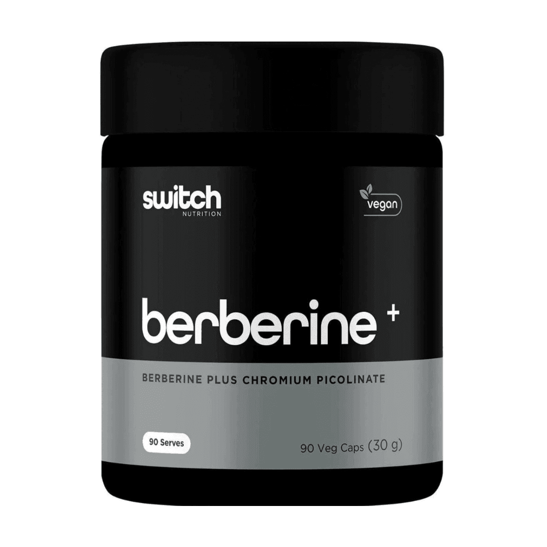 Switch Nutrition Berberine Plus Chromium Picolinate 90 Capsules - QVM Vitamins™