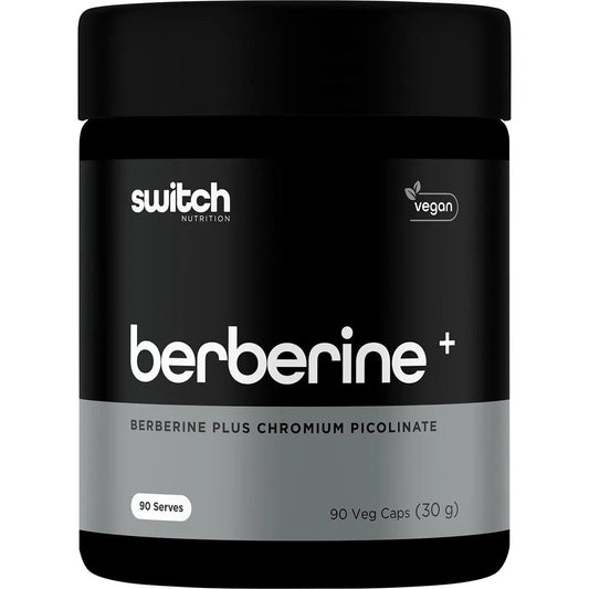 Switch Nutrition Berberine Plus Chromium Picolinate 90 Capsules - QVM Vitamins™