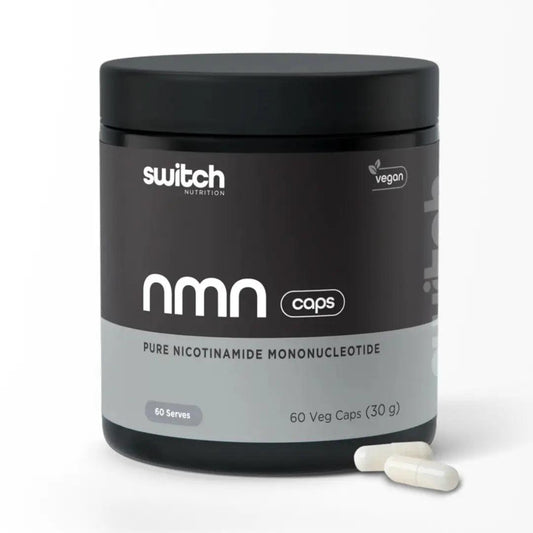Switch Nutrition Pure Nicotinamide Mononucleotide (NMN) 60 Capsules - QVM Vitamins™