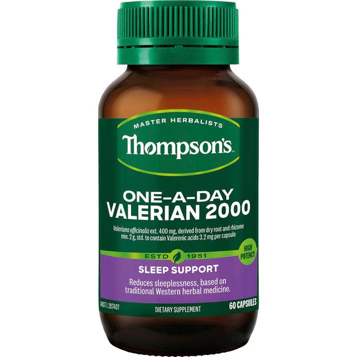 Thompsons One-A-Day Valerian 2000mg 60 Capsules - QVM Vitamins™