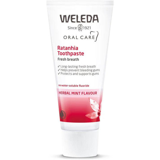 Weleda Toothpaste Ratanhia (tightens gum texture) 75ml - QVM Vitamins™