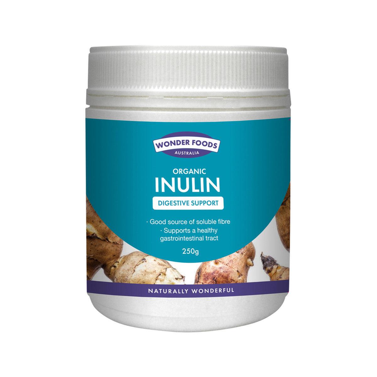 Wonder Foods Organic Inulin 250g - QVM Vitamins™