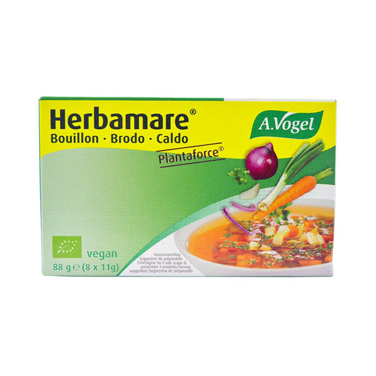A.Vogel Herbamare Bouillon Vegetable Stock Cubes 88g (8 x 11g) - QVM Vitamins™