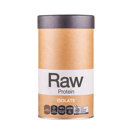 Amazonia Raw Protein Isolate Choc Coconut 500g - QVM Vitamins™