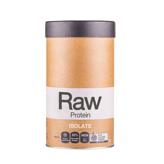 Amazonia Raw Protein Isolate Natural 500g - QVM Vitamins™