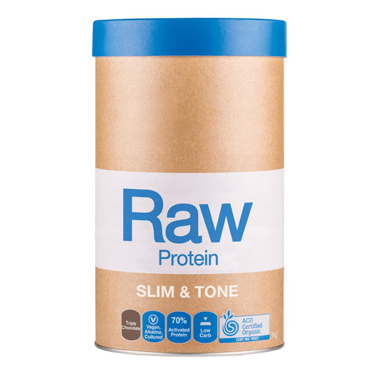 Amazonia Raw Protein Slim and Tone Triple Chocolate 1kg - QVM Vitamins™