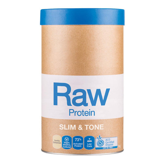 Amazonia Raw Protein Slim and Tone Vanilla and Cinnamon 1kg - QVM Vitamins™