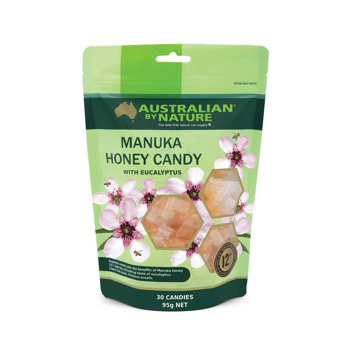 Australian by Nature Manuka and Eucalyptus 30 Candies (MGO 400) - QVM Vitamins™