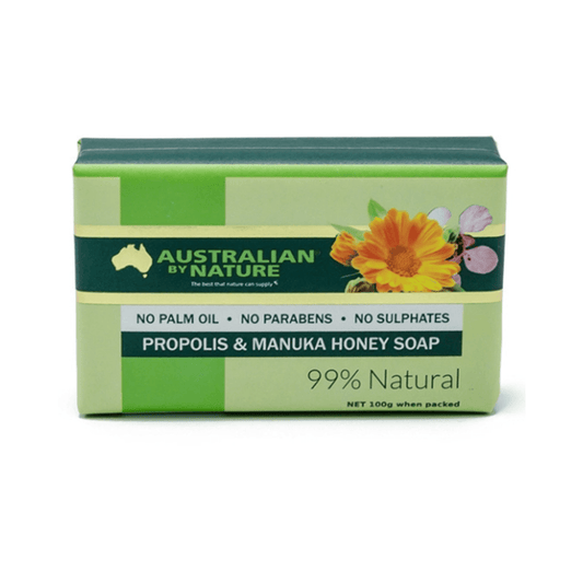 Australian by Nature Propolis and Manuka Honey Soap 100g - QVM Vitamins™