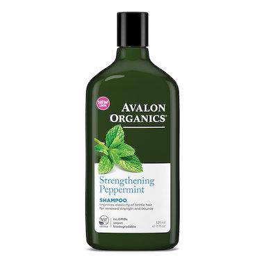 Avalon Organics Strengthening Peppermint Shampoo 325ml - QVM Vitamins™