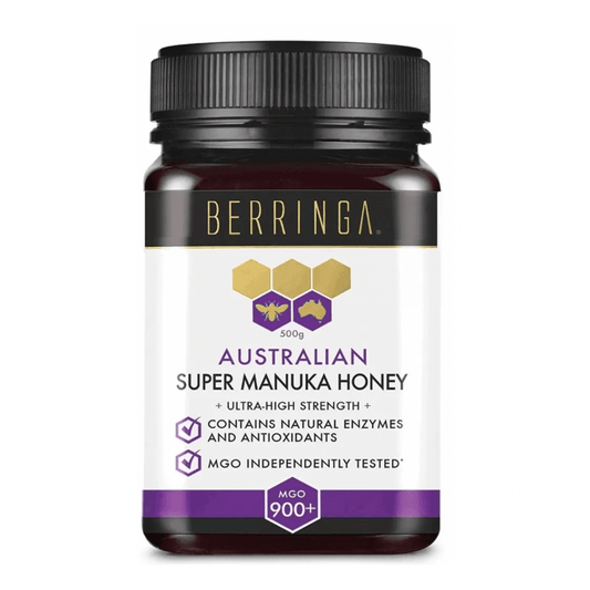 Berringa Manuka Honey MGO 900+ 500g - QVM Vitamins™