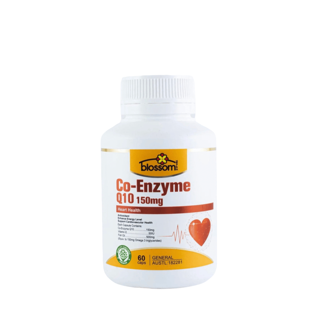 Blossom Health Co-Enzyme Q10 150mg 60 Capsules - QVM Vitamins™
