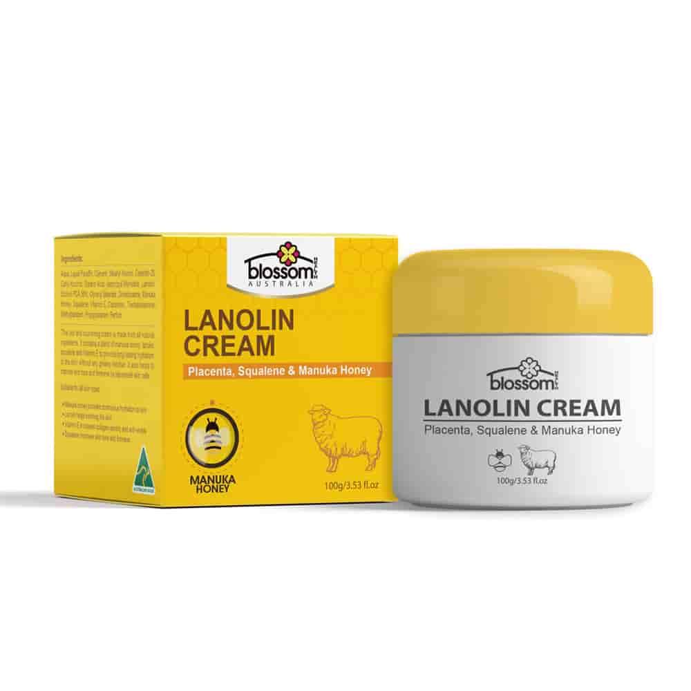 Blossom Health Lanolin & Manuka Honey Cream 100g - QVM Vitamins™