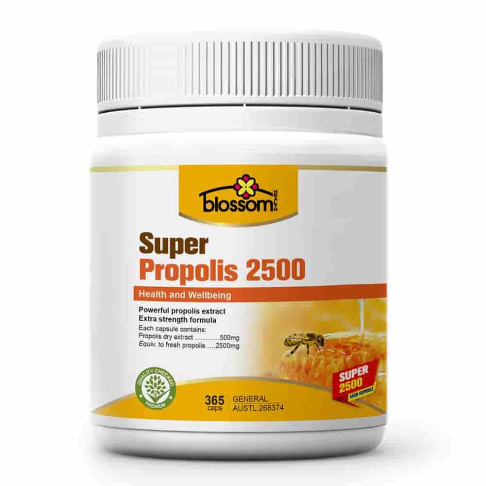 Blossom Health Super Propolis 2500mg 365 Capsules - QVM Vitamins™