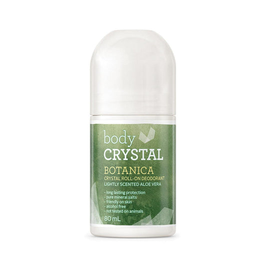 Body Crystal Deodorant Botanica Roll-On 80ml - QVM Vitamins™